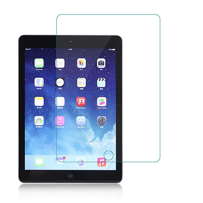 適用蘋果iPad 5/6鋼化膜2017 air 1/2 直邊Pro 9.7寸平板保護貼