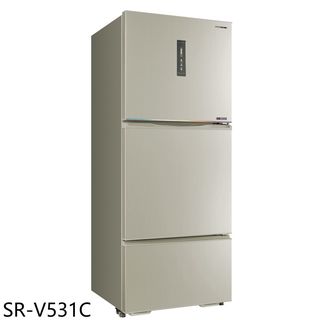 SANLUX臺灣三洋530公升三門變頻冰箱SR-V531C (含標準安裝) 大型配送