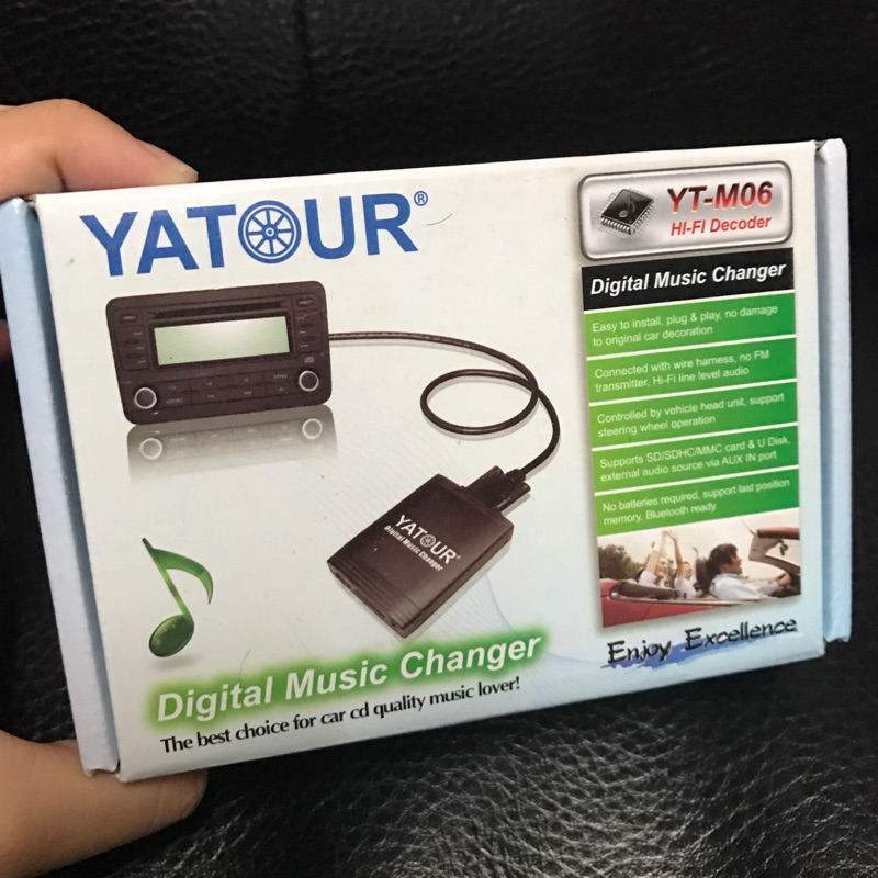 YATOUR雅途樂數碼碟盒SD/USB/AUX豐田凌志音樂播放器