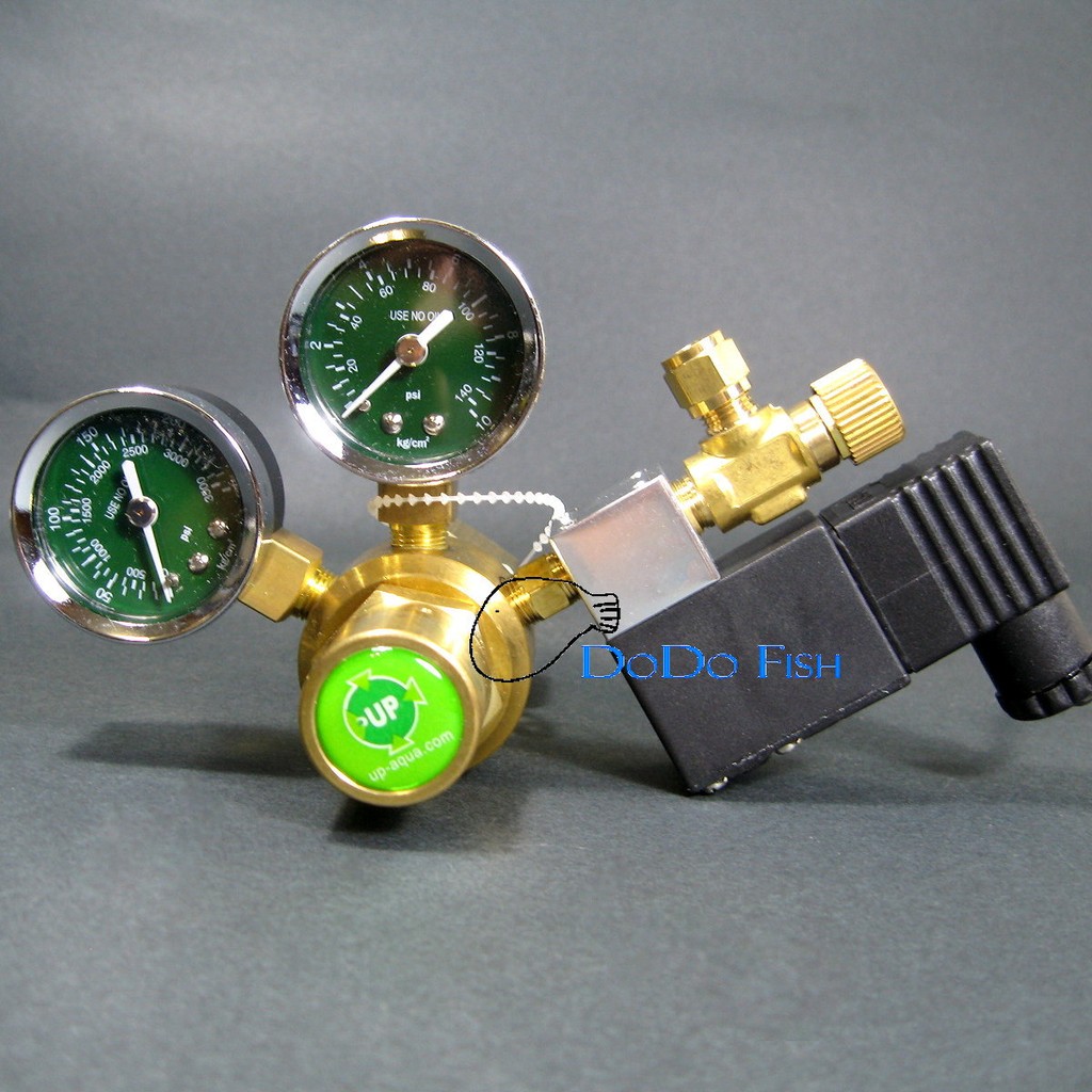 CO2精密電磁閥 1對1雙錶 標準拋棄兩用免板手 UP雅柏(A153 )