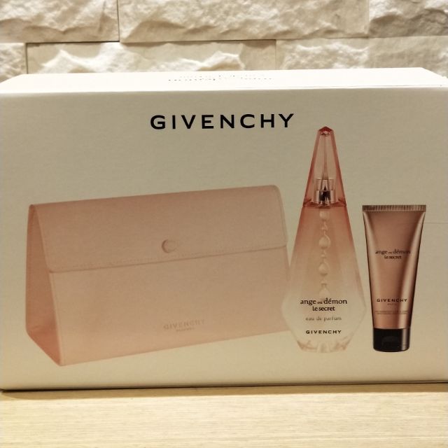 專櫃正品 GIVENCHY紀梵希 魔幻天使秘密女人香淡香精100ml+身體乳75ml+化妝包 禮盒裝 超低價