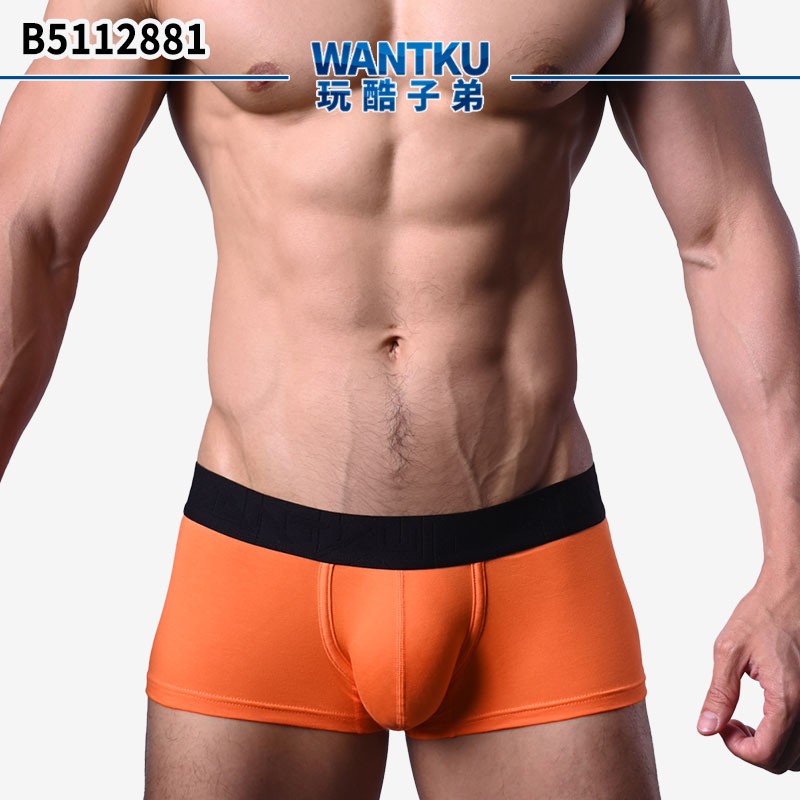 【WANTKU 玩酷子弟】_素色彈性棉日版四角褲｜男內褲_B5112881