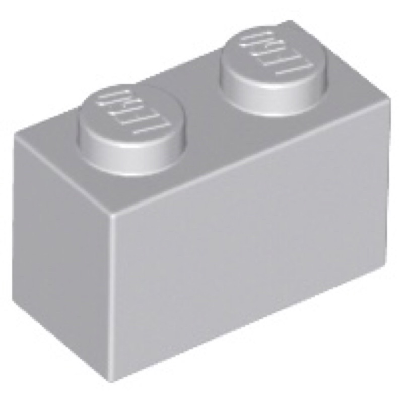 《安納金小站》 樂高 LEGO 1x2 淺灰色 基本磚 顆粒磚 二手 零件 3004