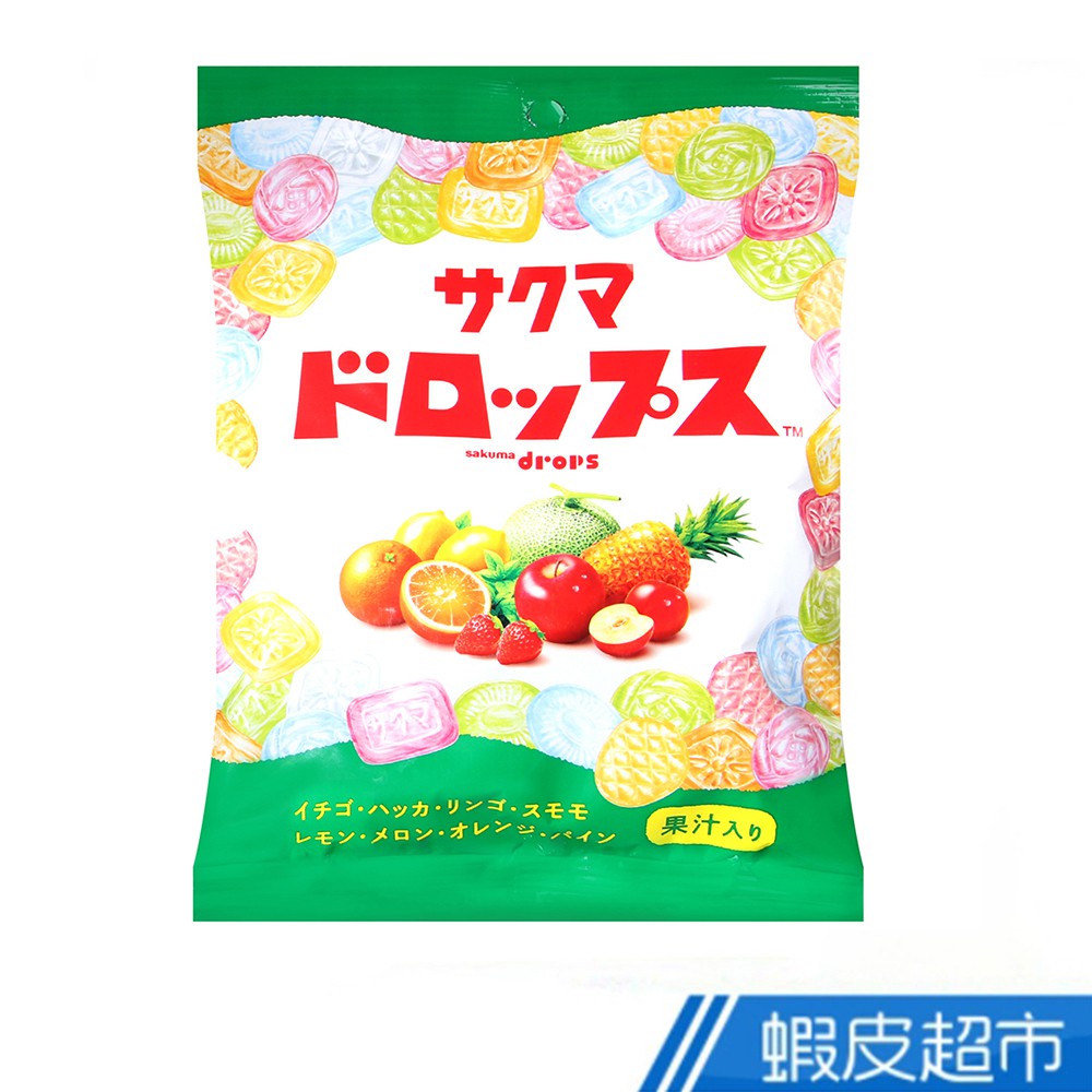 佐久間製菓 袋裝綜合水果糖 105g 現貨 蝦皮直送