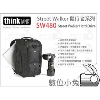 數位小兔【 ThinkTank StreetWalker Hard Drive SW480 健行者 後背包】全開式 二機