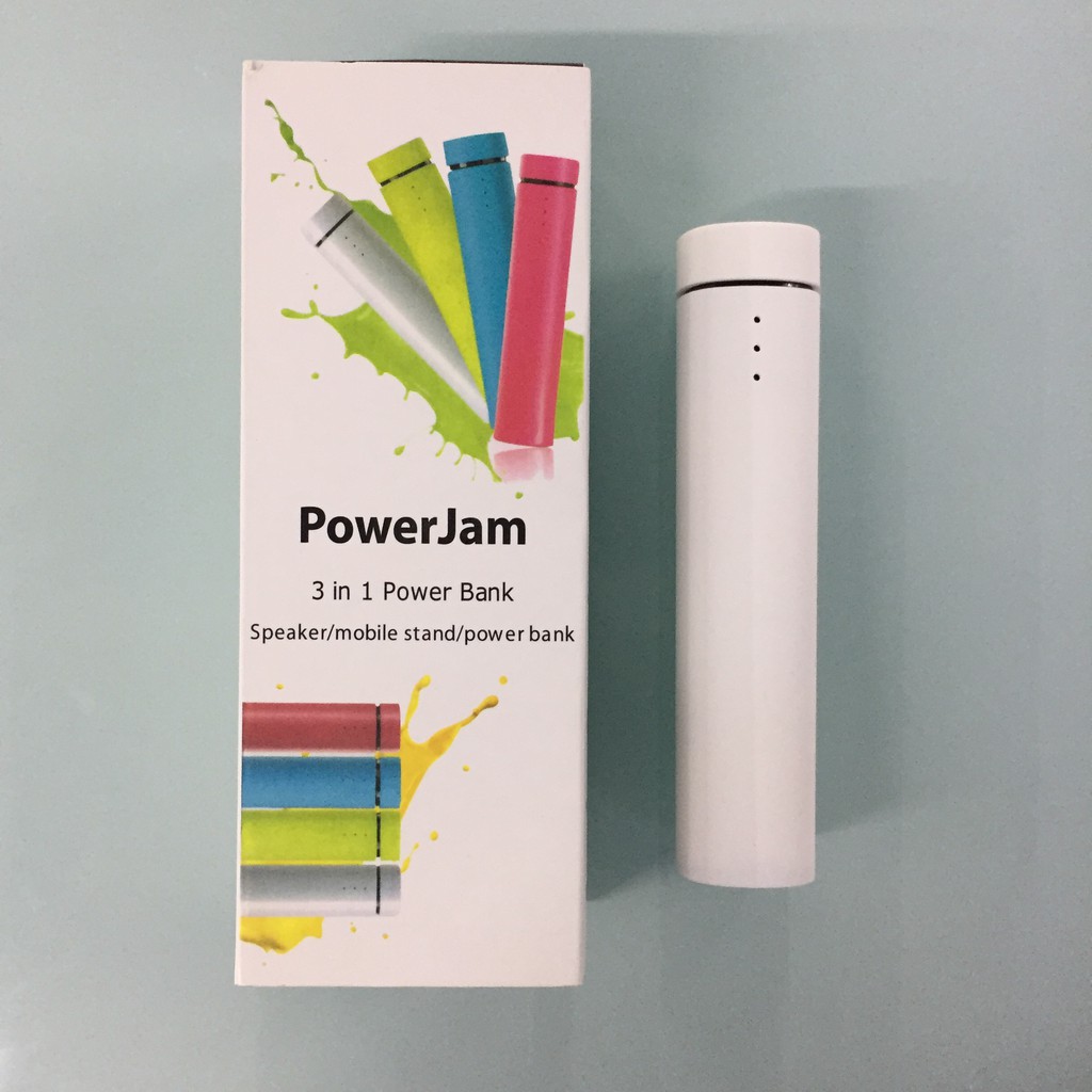 PowerJam 三合一行動電源➕音響➕手機架●追劇神器●馬克龍
