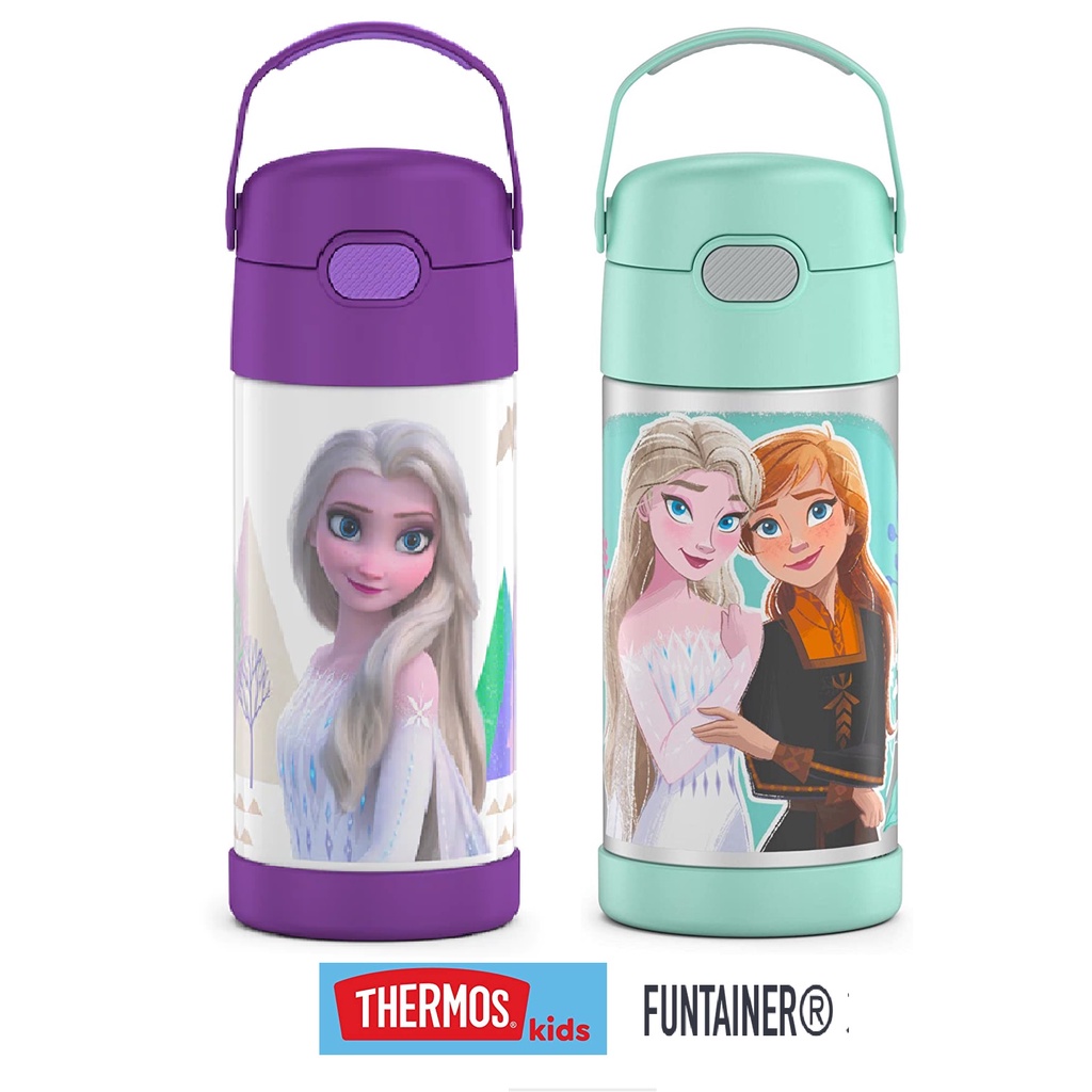 *啵比小舖*美國Thermos新款膳魔師FROZEN 2 冰雪奇緣/兒童有提把保溫吸管水壺/保溫瓶