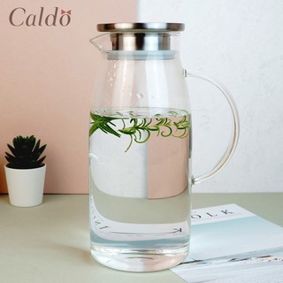 【Caldo 卡朵生活】沁涼高硼矽耐冷熱玻璃水壺 1.8L