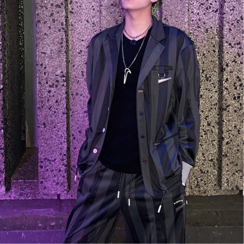 Nike x Pigalle Tracksuit Jacket 聯名夾克條紋格運動外套| 蝦皮購物