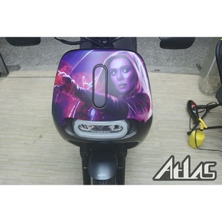 【擎天國際】GOGORO 緋紅女巫 彩繪 客製 車體改色 卡夢 消光 犀牛皮 貼膜 包膜 改色 保護