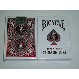 Image of 【USPCC 撲克】Bicycle crimson luxe FOIL RED playing card-S102507