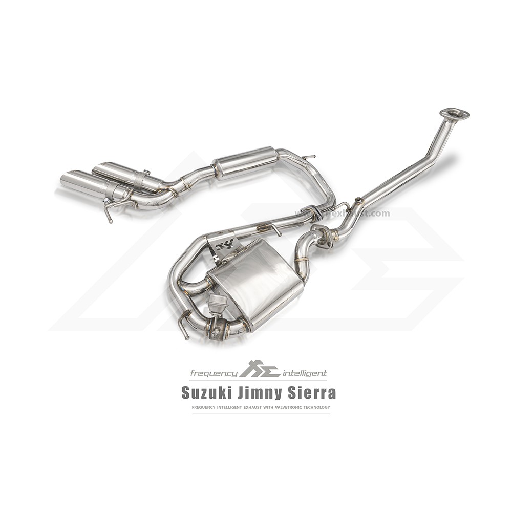 【YGAUTO】FI Suzuki  Jimny Sierra-Quad Tips 中尾段閥門排氣管 全新升級 底盤