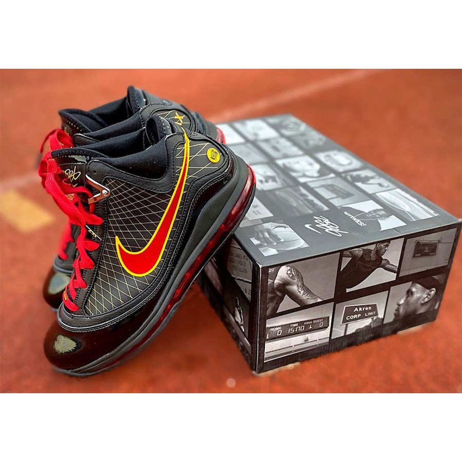 S.G NIKE LEBRON 7 VII PE CU5646-001 FAIRFAX AWAY 黑紅 詹姆士 籃球鞋