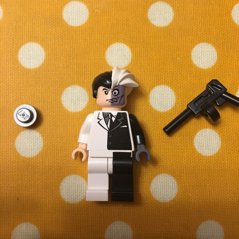 LEGO 7781 蝙蝠俠 雙面人 人偶 附武器