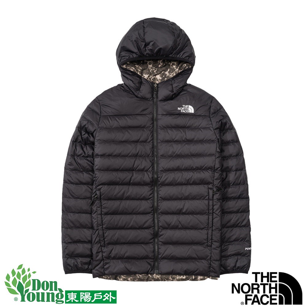 【THE NORTH FACE】秋冬新款北面北臉男款黑色防潑水兩穿羽絨外套 保證正品 假一賠二 4NG3