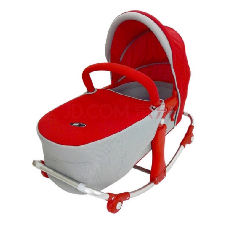 MATSUCO瑪芝可 多功能婴幼兒寶寶搖籃提籃推車（BU400） 红色