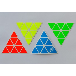 小丸號方塊屋【Cubesticker】金字塔專用貼 魔術方塊 更換用 貼紙