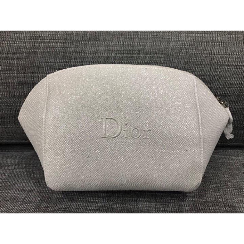 Dior白色化妝包👛