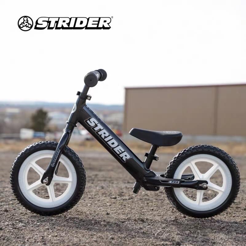 (STRIDER) PRO 鋁合金 美國幼兒平衡滑步車 Push Bike 星空黑（二手）