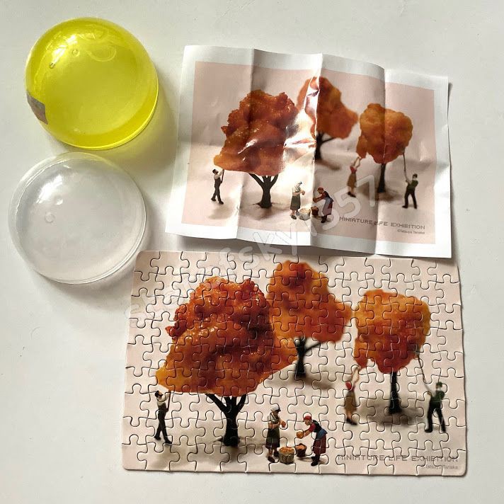 田中達也 微型展 2.0 拼圖 唐揚雞款 日本 創作者 炸雞 採果子 轉蛋 扭蛋 拆封品 二手