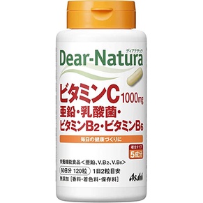 日本直送 ASAHI Dianatura 維生素C /鋅/乳酸菌/維生素B2/維生素B6 120片（60天） 日本代購