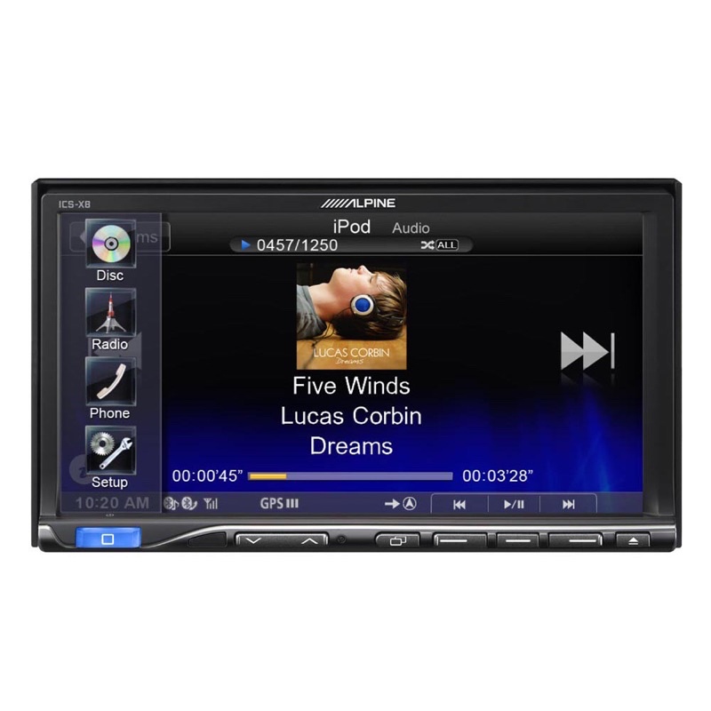 Alpine X8  ics-x8 汽車音響 多媒體音響 音響主機 螢幕主機