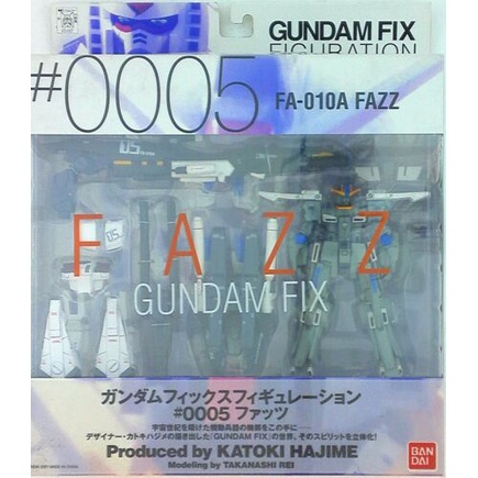 日版 全新 現貨 GFF FIX 0005 FA-010A FAZZ Gundam ZZ鋼彈 全武裝 ZATA 完成品