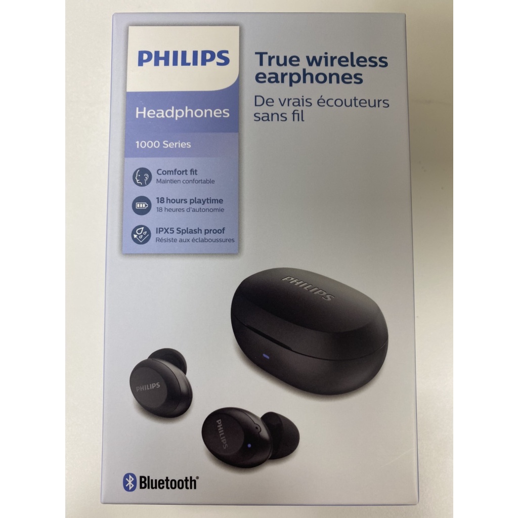 Philips 藍牙耳機TAT1235(黑)