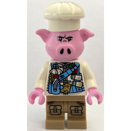【台中翔智積木】LEGO 樂高 悟空小俠系列 80026 Pigsy 朱大廚 mk064 附耙子