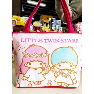 大賀屋 正版 雙子星 保冷袋 便當袋 手提袋 包包 鋁箔包 外出包 餐袋 午餐袋 小包 女包 三麗鷗 T00120447