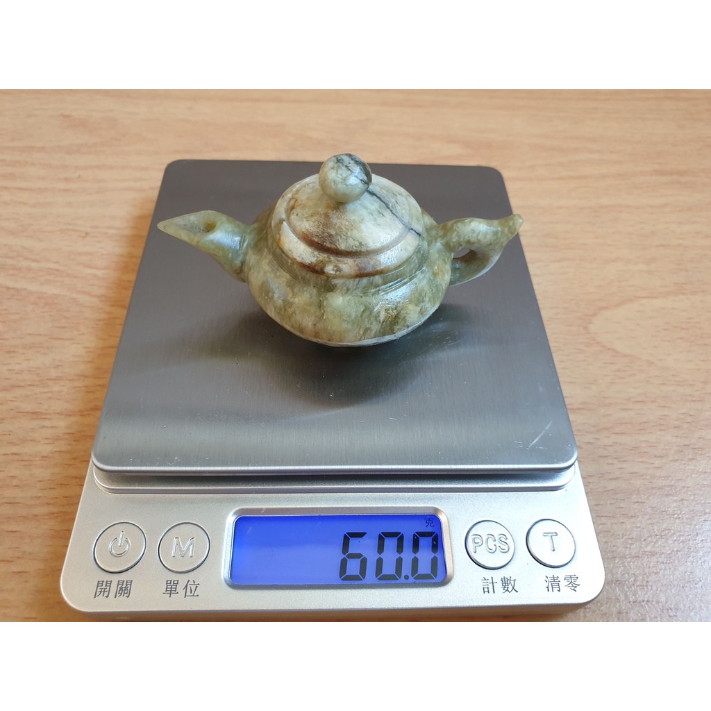 天然玉石玉壺手把件掌中壺青玉小玉壺袖珍迷你小玉壺玉石把玩件手把件擺飾品工藝品精雕藝品玲瓏精緻收藏玉壺茶壺小擺件