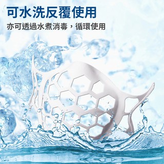 【森活館】3D立體食用級矽膠口罩支撐架-激安↘10入組