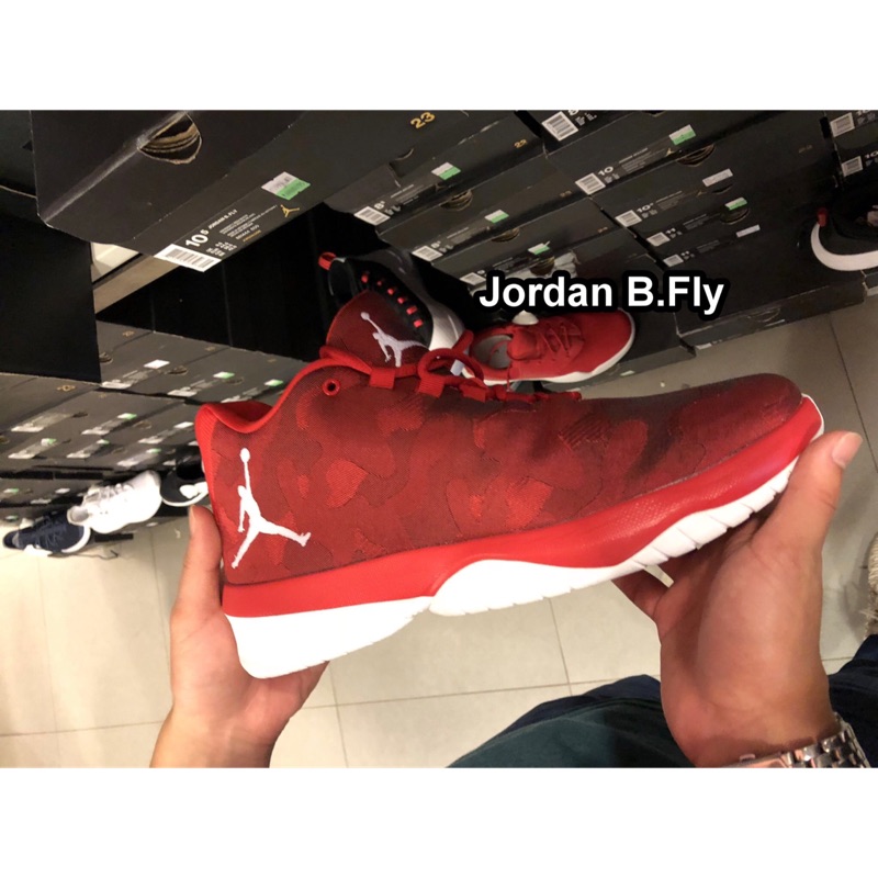 jordan b fly red