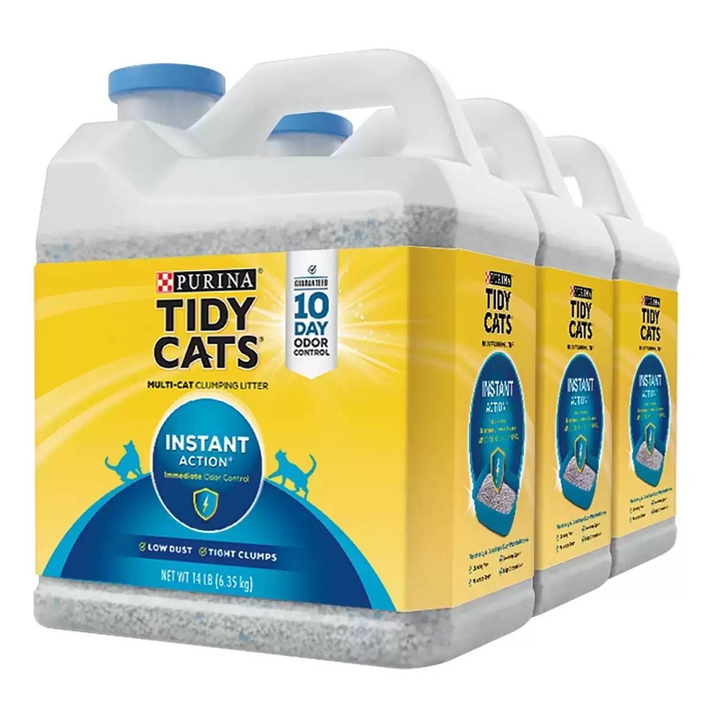 ●Circle Cat●Costco好市多代購 Tidy Cats 高效清香凝結罐裝貓砂 6.35kg*3罐 礦砂