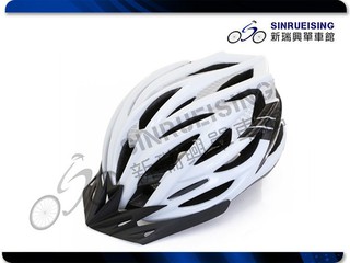【新瑞興單車館】EXUSTAR E-BHM118 L 自行車專用安全帽-白色 #YE1128