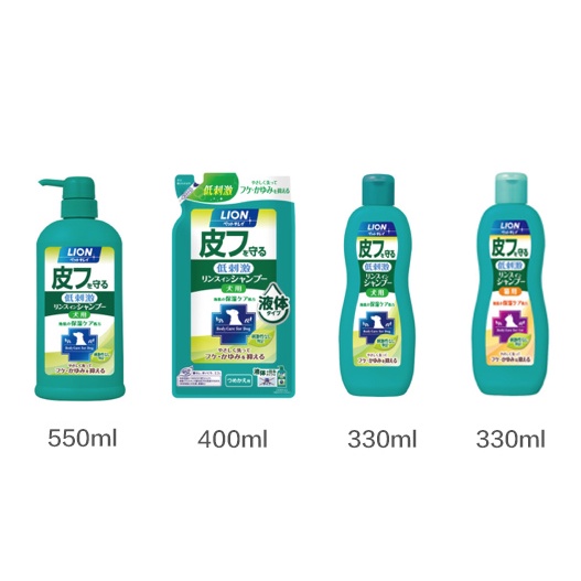 米可多寵物精品 日本獅王LION舒敏洗愛犬用330ml/550ml/補充包400ml/愛貓用330ml 洗髮精洗毛精