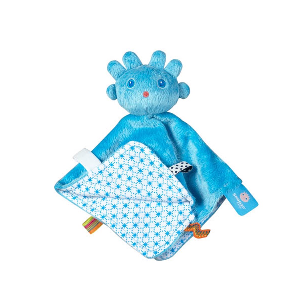 荷蘭Snoozebaby布標玩偶安撫巾 - 外星寶寶 寶貝藍
