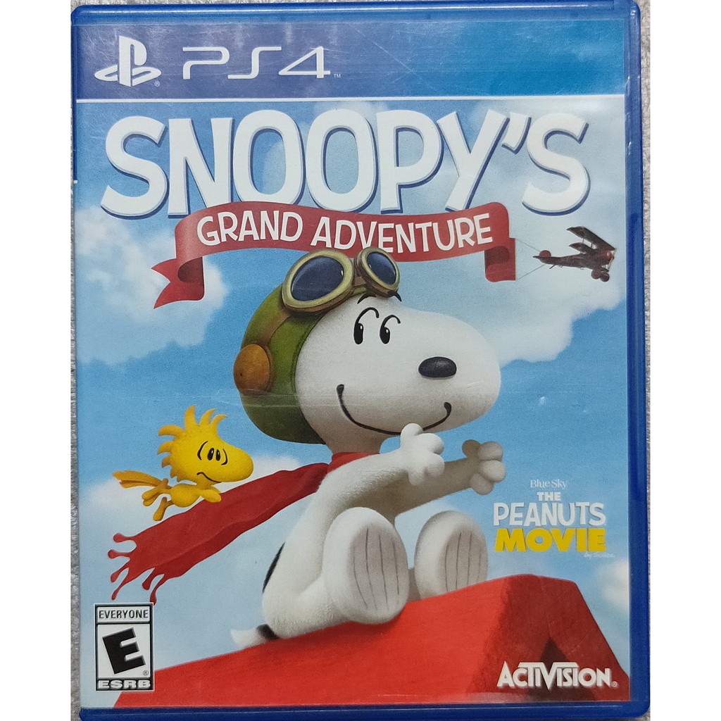 Ps4 Snoopy 史努比 壯闊歷險記偉大的冒險英文版 蝦皮購物