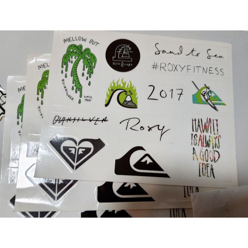 Roxy 衝浪品牌 2017貼紙 行李箱 筆電 貼紙