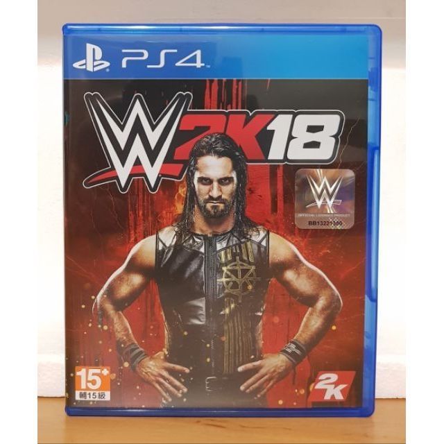 【PS5可玩】PS4遊戲片 W2K18 Wwe2k18 美國職業摔角聯盟2k18 PS4摔角 參考w2k20 w2k23