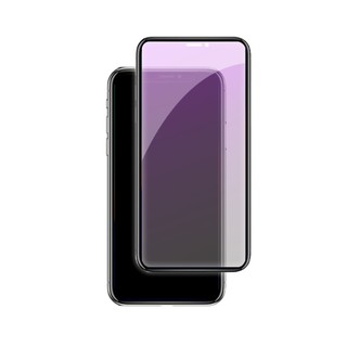 紫光鋼化玻璃貼 適用於iPhone 12 13 14 15 Plus mini Pro Max 保護貼膜 疏水疏油防刮