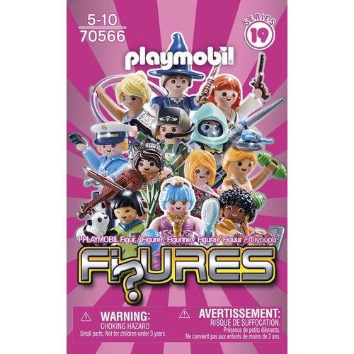 現貨 playmobil 70566 摩比 女生抽抽包 人偶包 19代 黑人