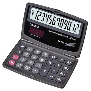 【CASIO】SX-220 12位數 摺疊設計 國家考試專用計算機正版宏崑公司貨