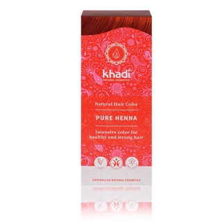 德國khadi楷地 植萃髮絲增色粉- 指甲花紅棕色(盒損良品)