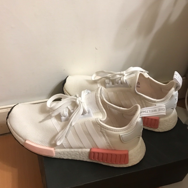 Adidas NMD R1 白粉 粉白 乾燥玫瑰粉 保證正品 可愛 夢幻 歐洲限定款  愛迪達 慢跑鞋 boost