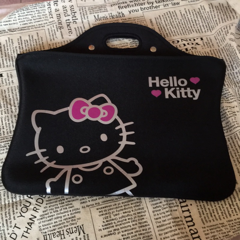 （免運費）Hello kitty 手提筆記型電腦包-14寸
