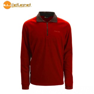 【Wildland 荒野】男PILE保暖上衣 酒紅/長袖上衣/0A02508-07/全家遊戶外休閒用品