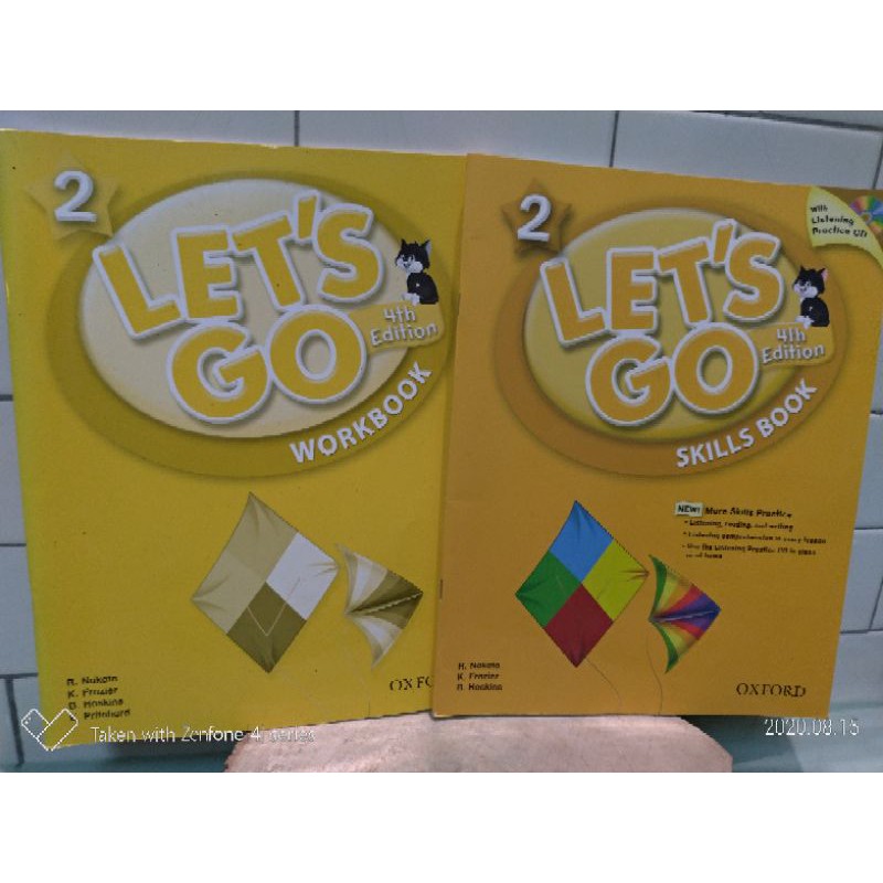 優惠組合 - 敦煌兒美教材《Let's Go》聽力和習作本第二級第四版+1級習作本
