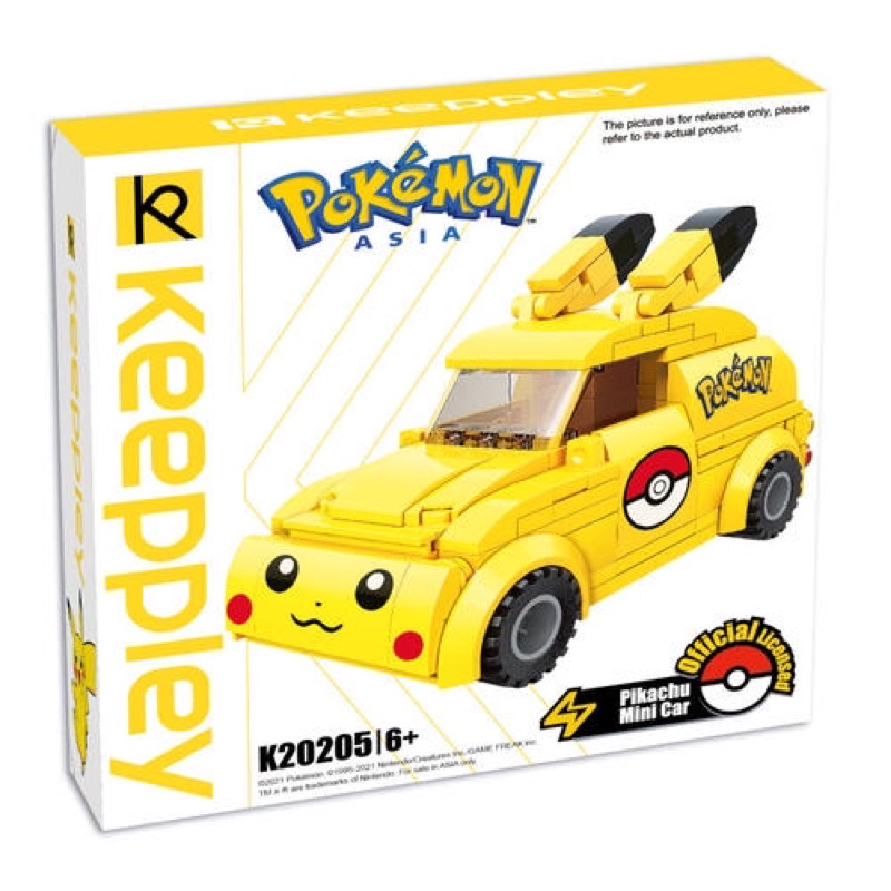 全新 Keeppley 皮卡丘 PIKACHU 車子 Pokémon 寶可夢 系列 積木 正版 正版授權