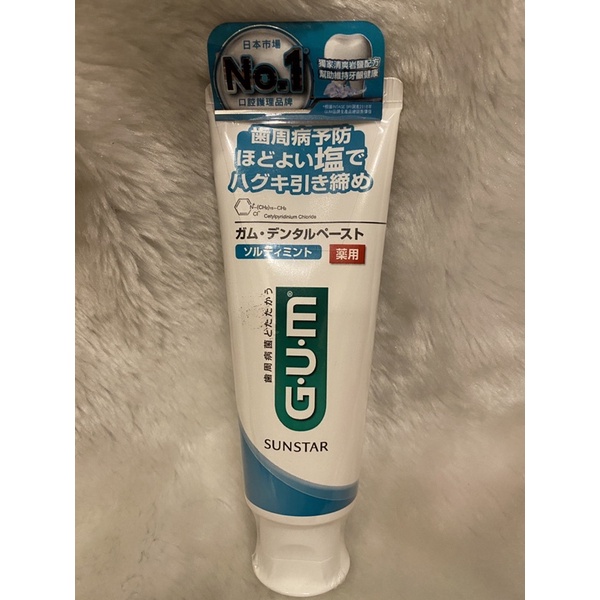 ✨GUM✨牙周護理牙膏 直立式 130g ‼️清爽岩鹽 直立150g